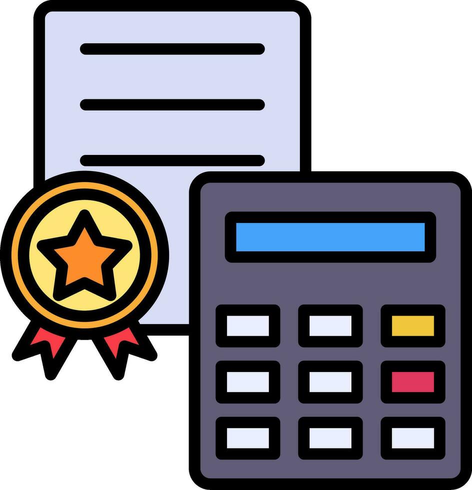 Certificate Vector Icon