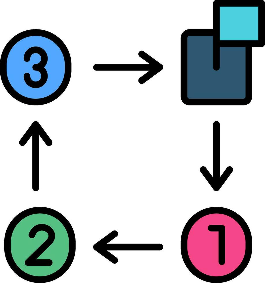 icono de vector de distribución