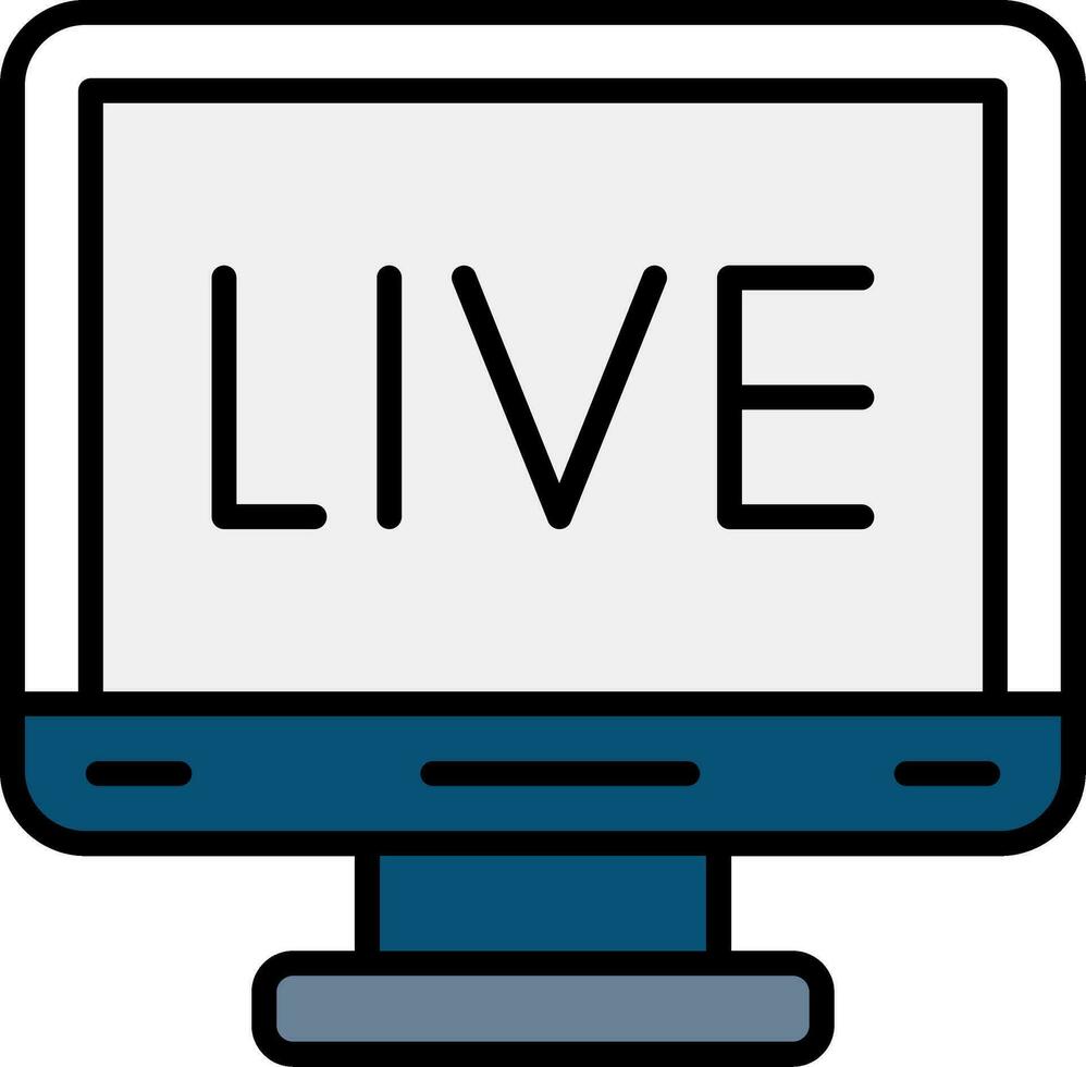 Live Vector Icon