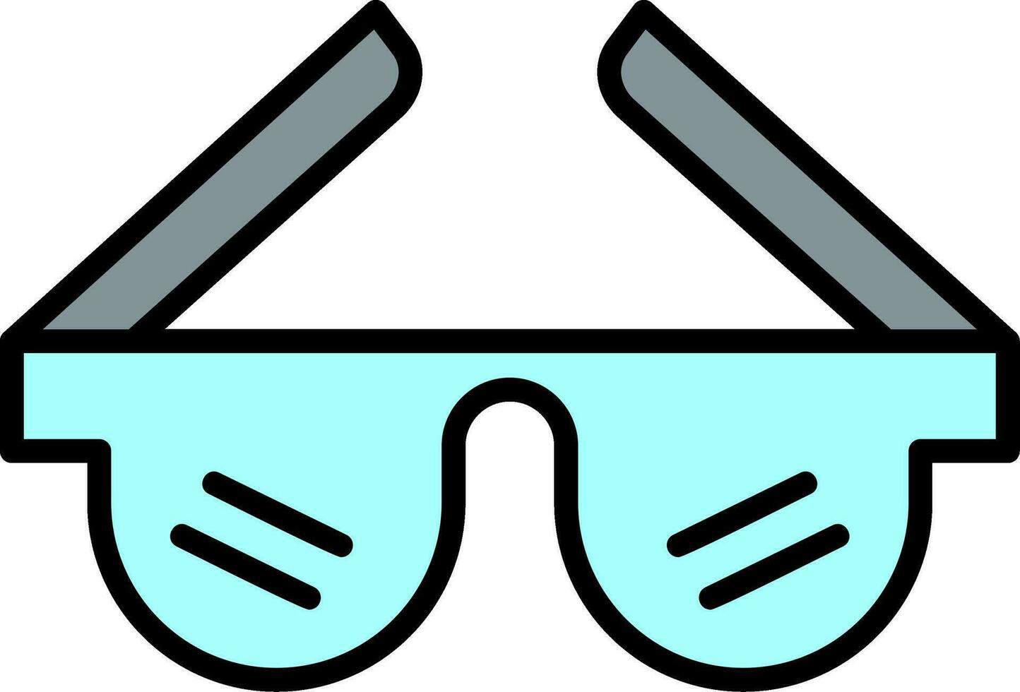 icono de vector de gafas