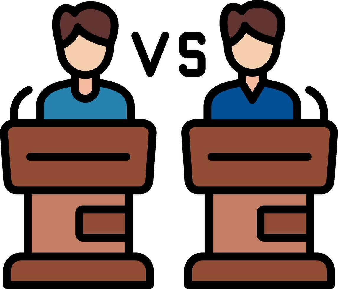 Debate Vector Icon