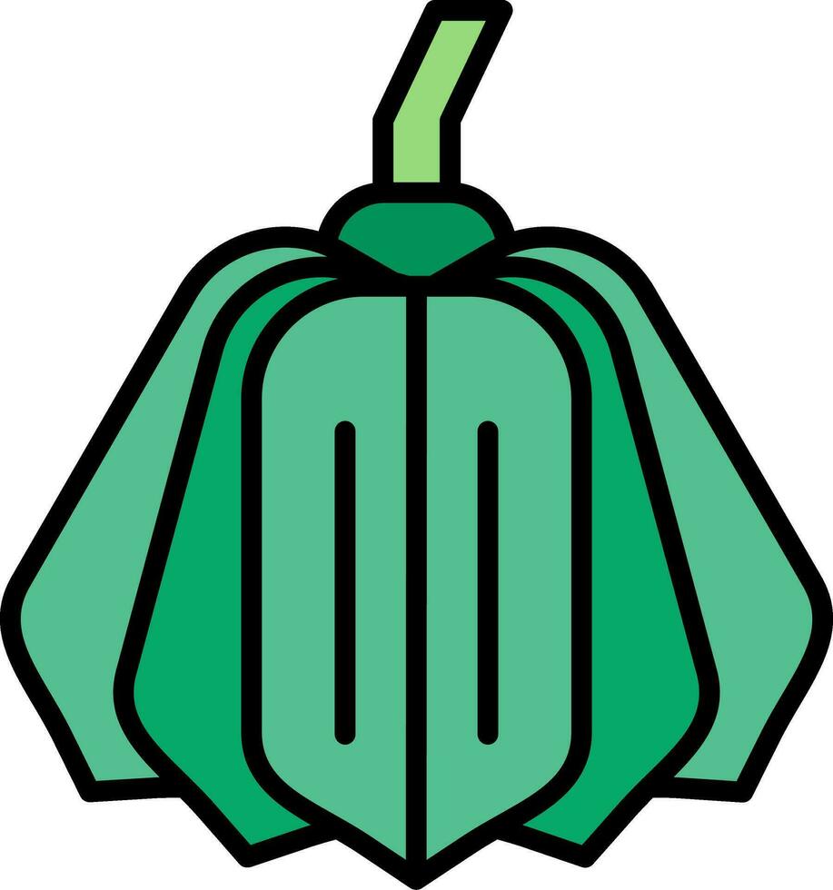 bellota squash vector icono