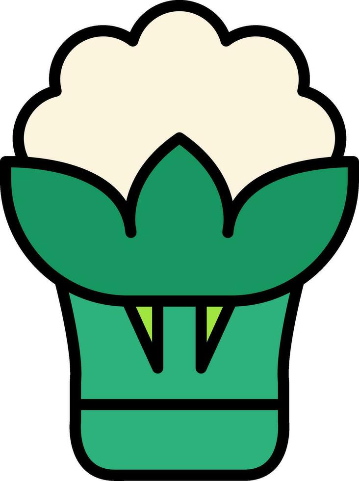 Cauliflower Vector Icon