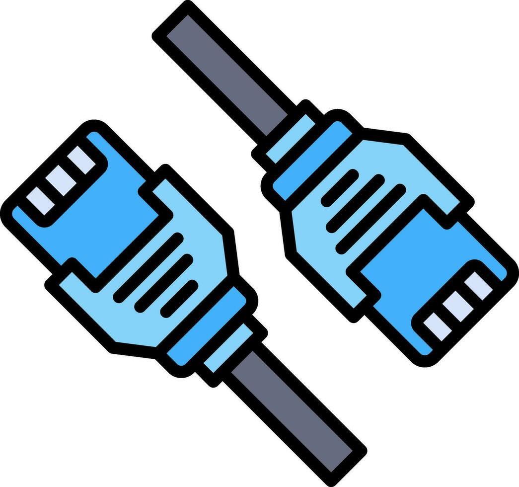 Network Cable Vector Icon
