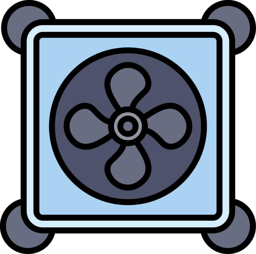 icono de vector de ventilador