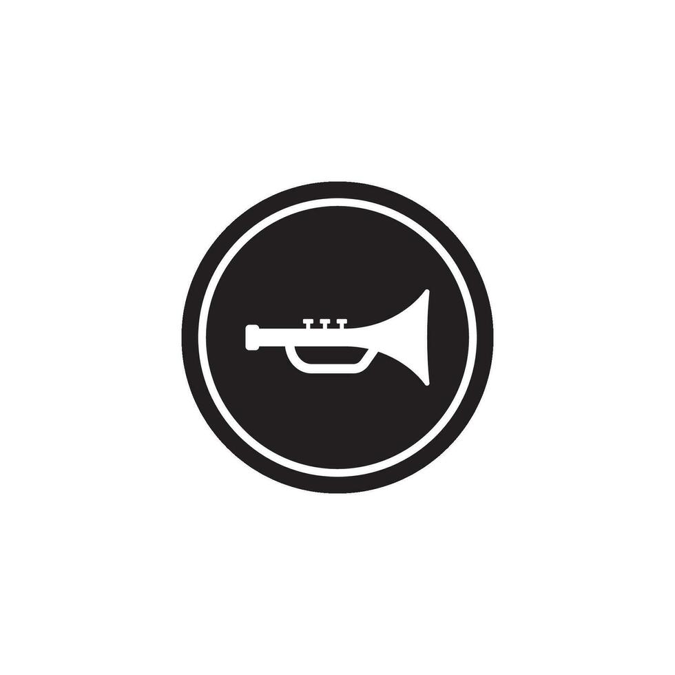 trumpet icon vector