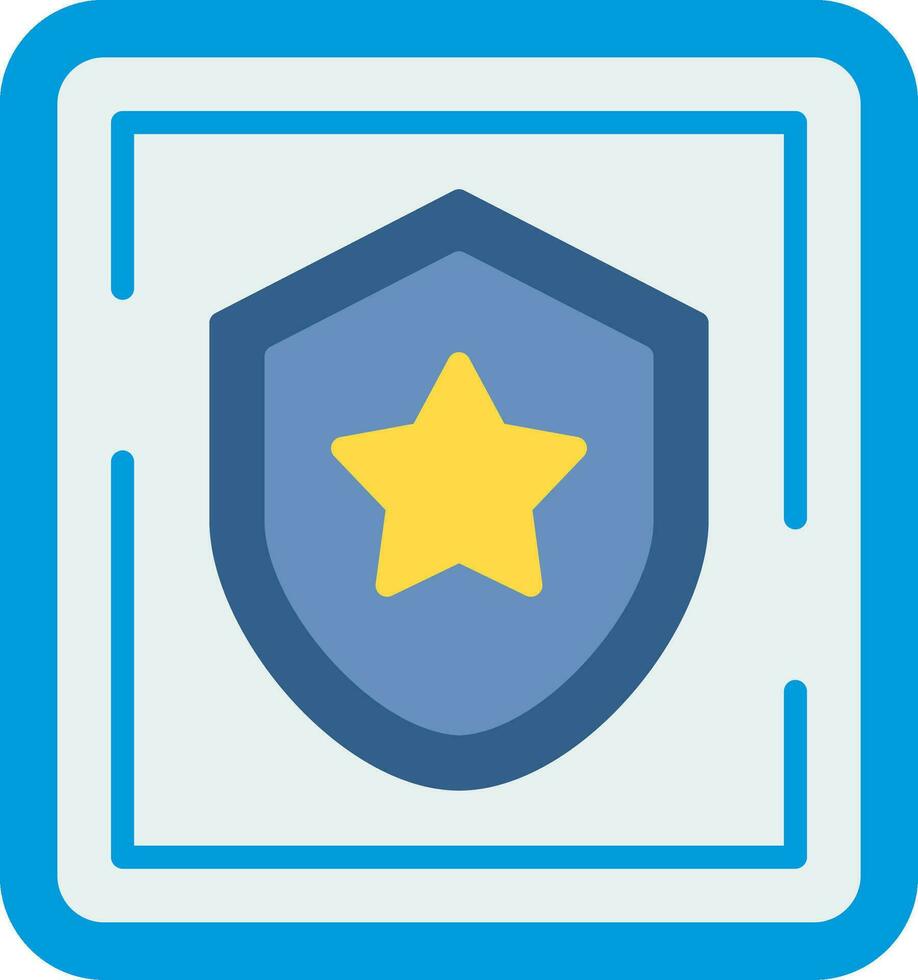 Police Station Sign Vector Icon