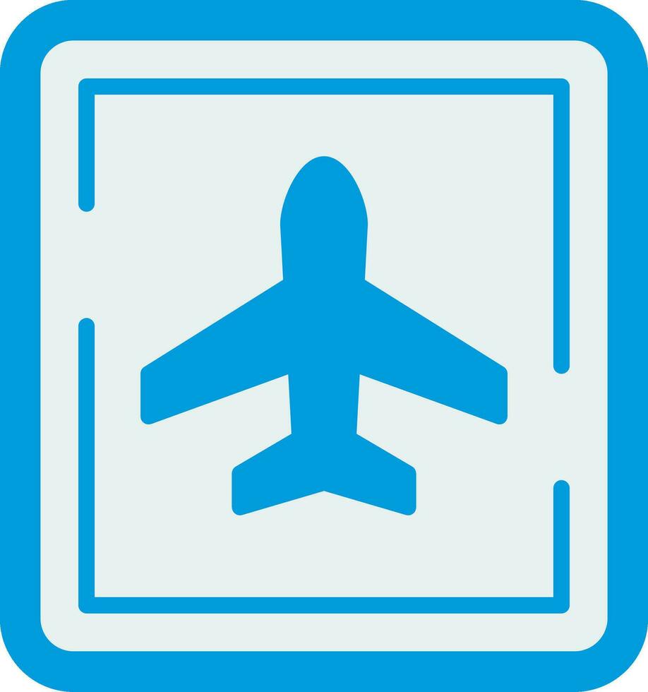 Airport Sign Vector Icon