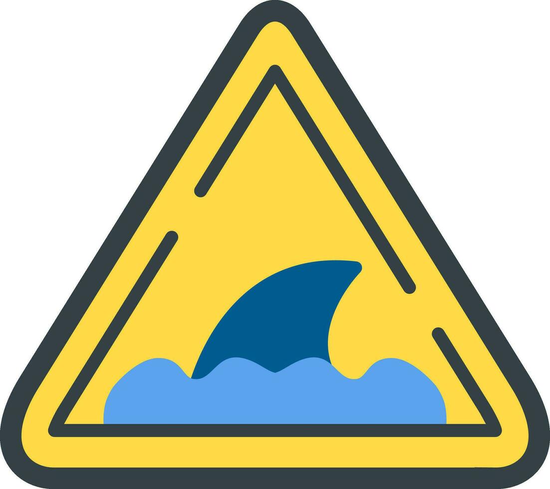 Shark Sign Vector Icon