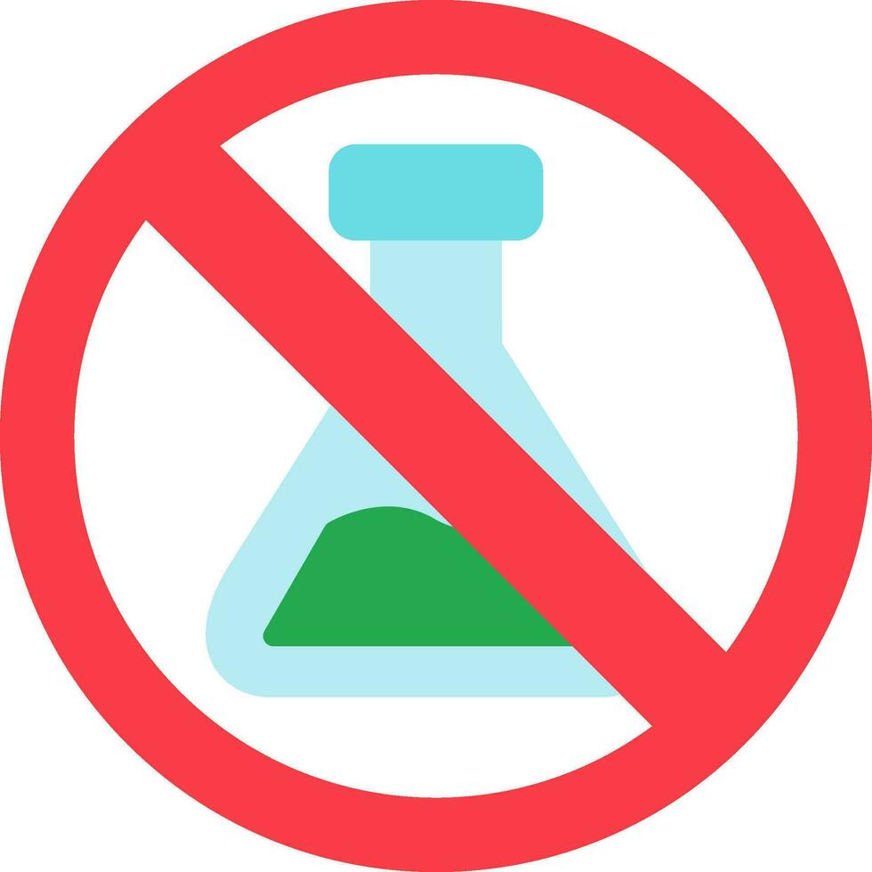 No Chemical Vector Icon