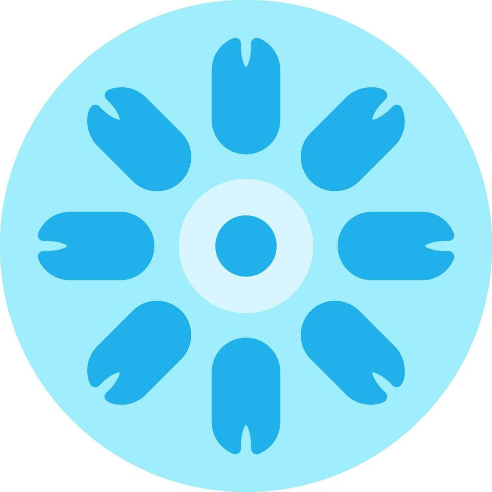 Centric Diatom Vector Icon