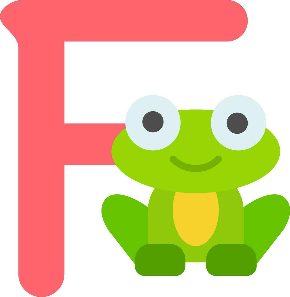 Capital F Vector Icon