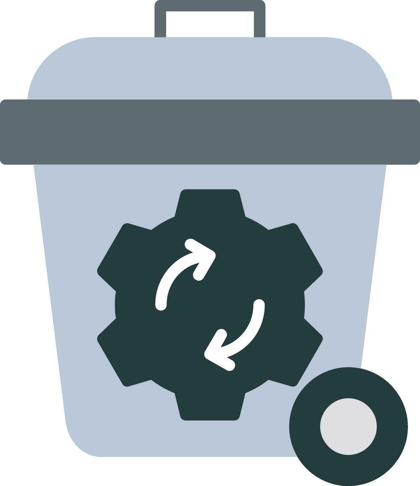 icono de vector reciclable