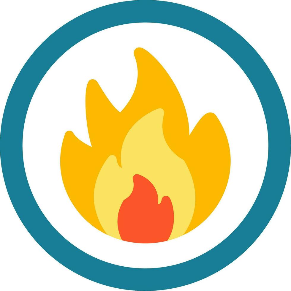 Flammable Vector Icon