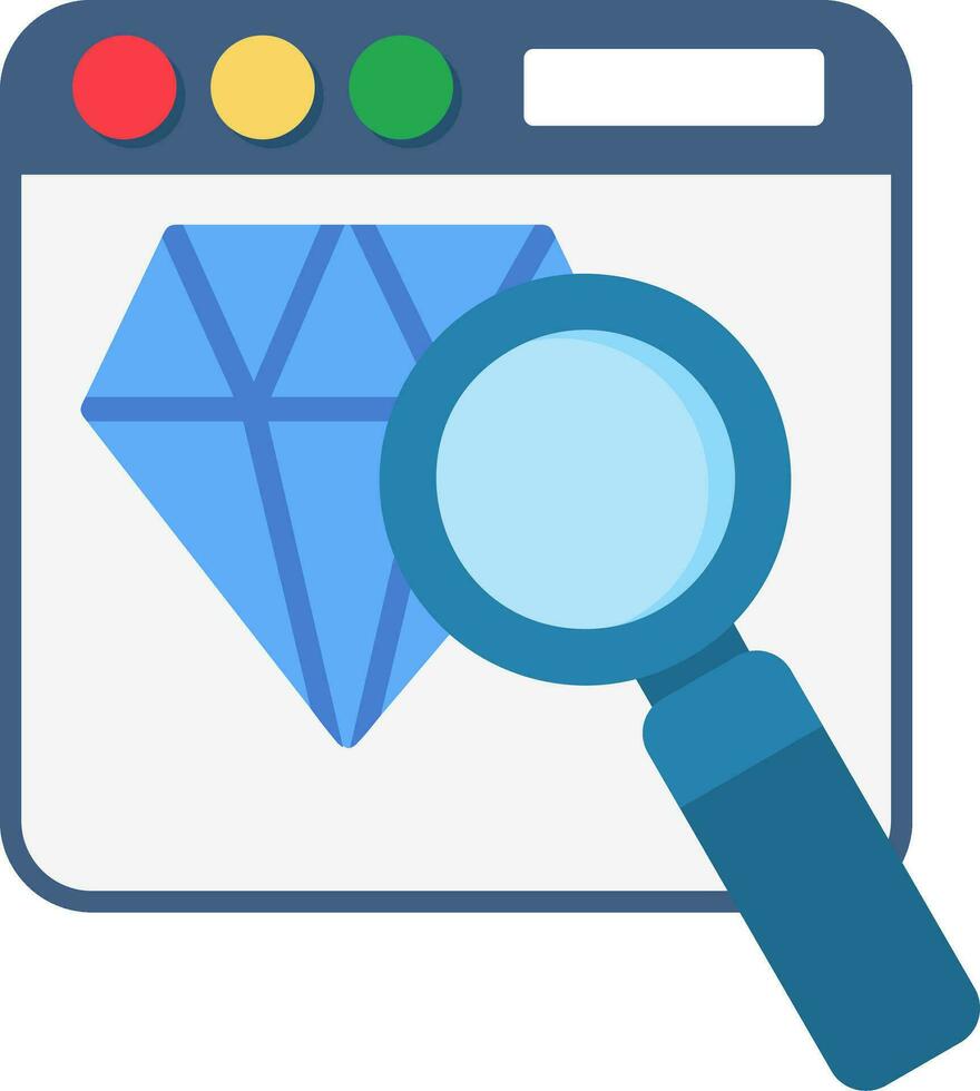 magnifying glass Vector Icon