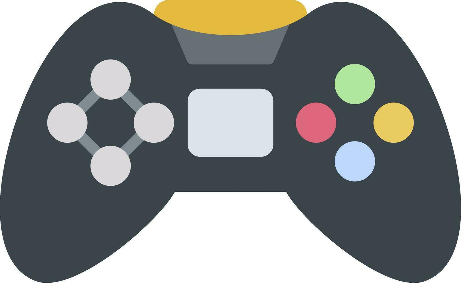 icono de vector de controlador de juego