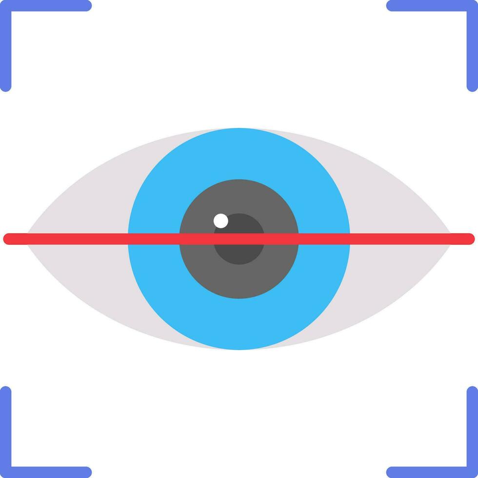 Eye Scan Vector Icon