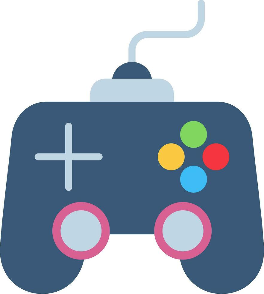 icono de vector de controlador de juego