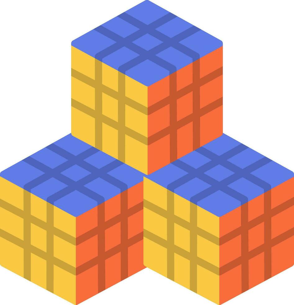Cubes Vector Icon