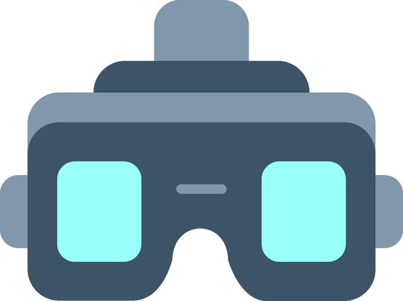 icono de vector de gafas vr