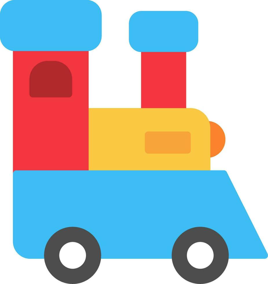 Toy Train Vector Icon