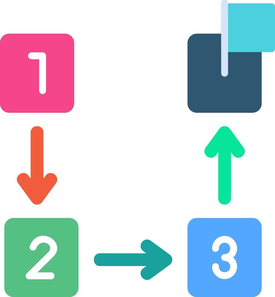 Steps Vector Icon