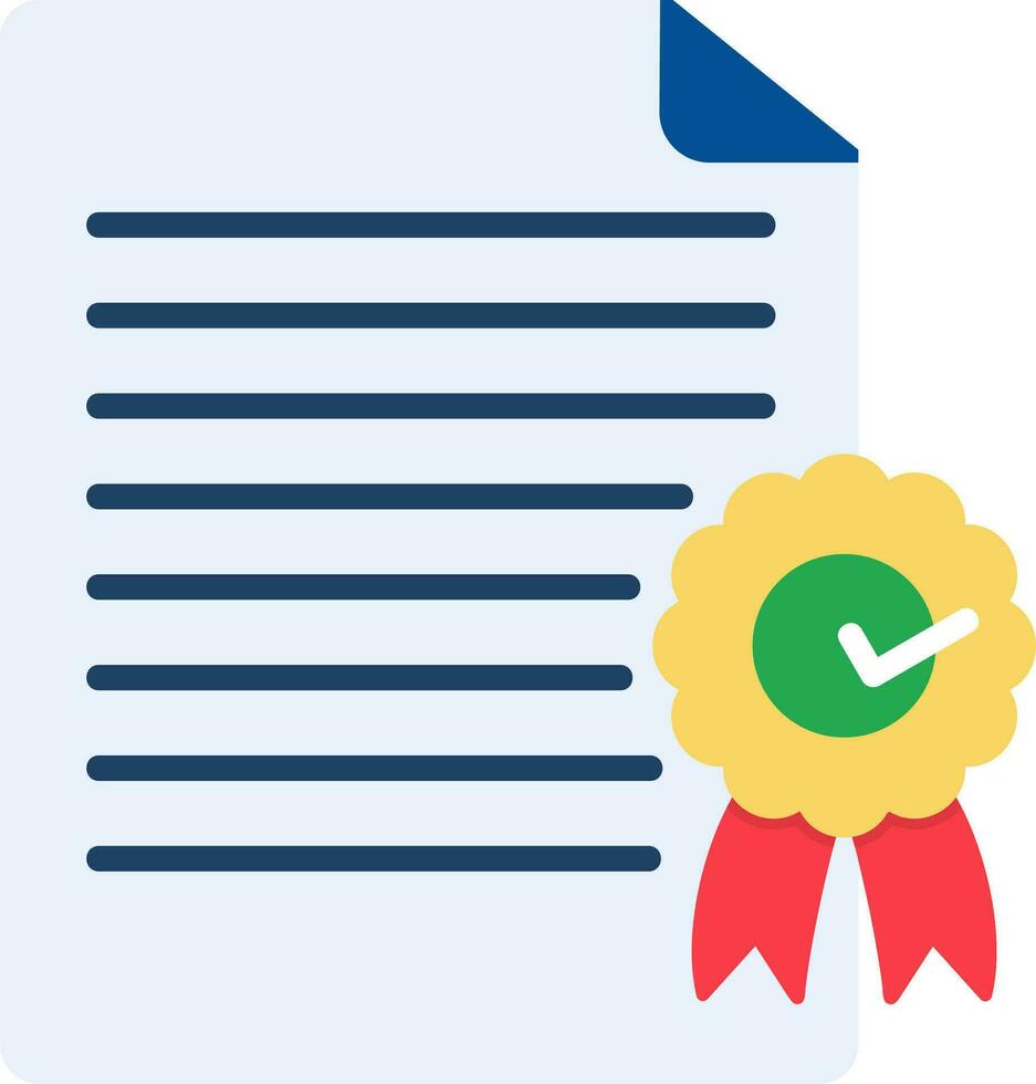 certificate Vector Icon