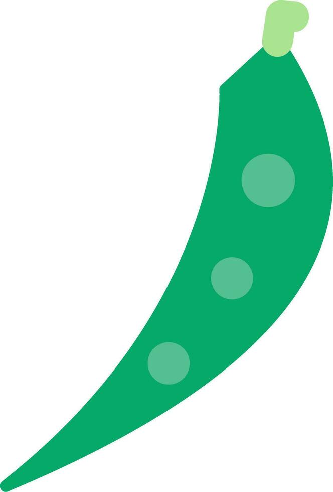 verde frijoles vector icono