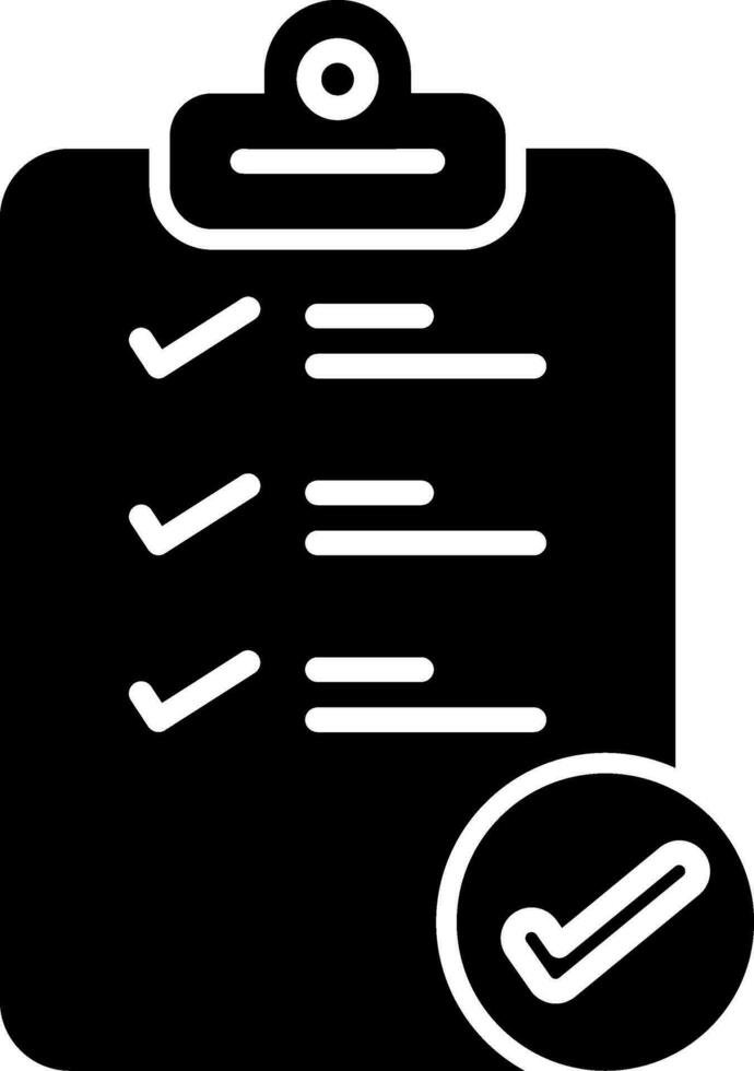 Checklist Vector Icon