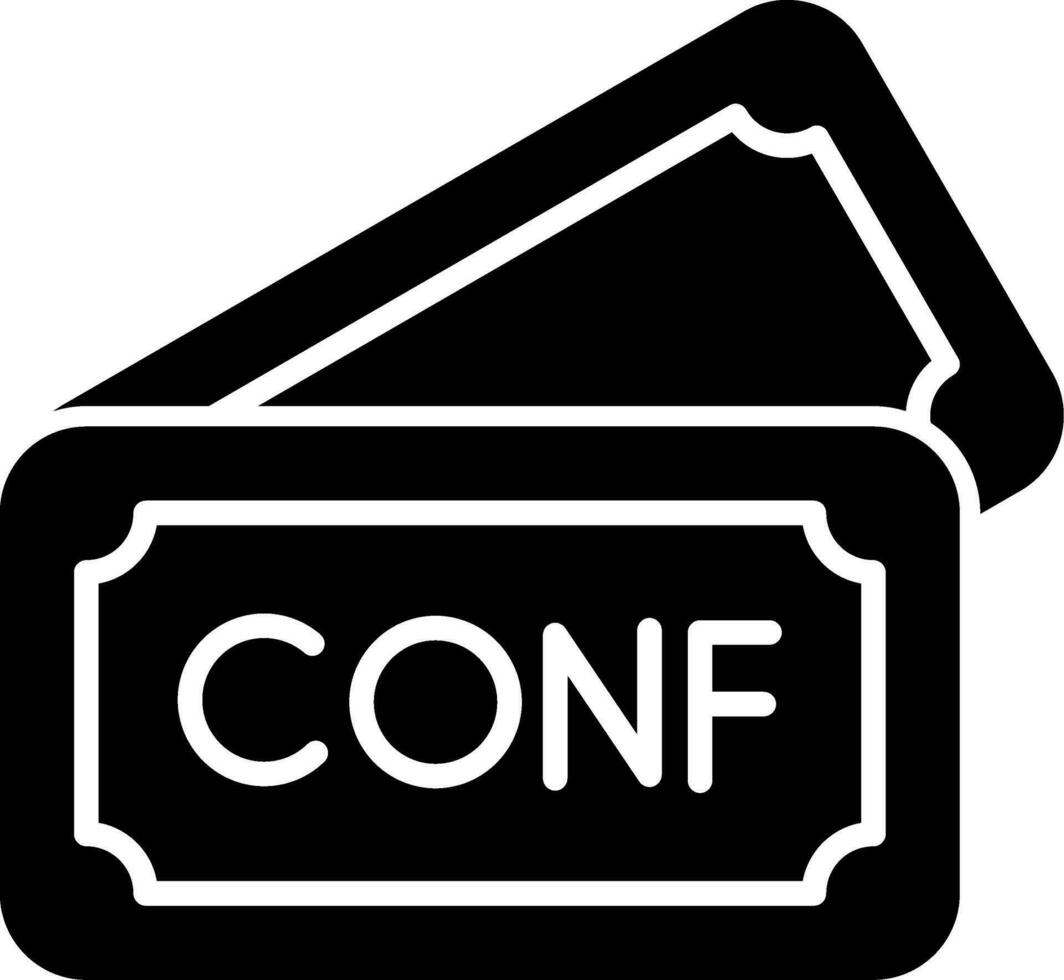 Ticket Vector Icon