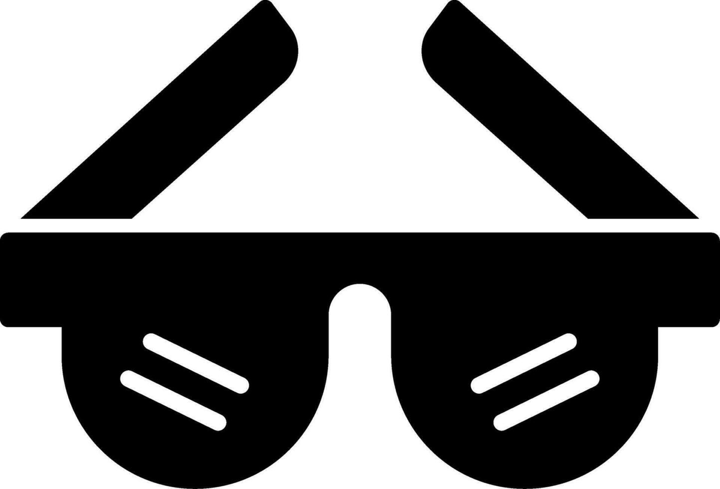 icono de vector de gafas