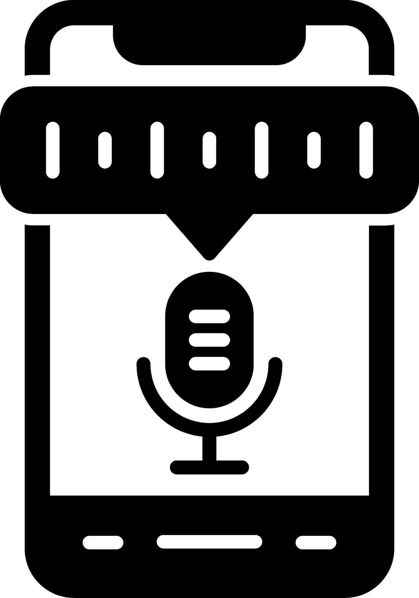 Voice Recorder Vector Icon 32526898 Vector Art at Vecteezy