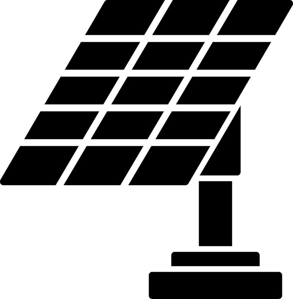 icono de vector de panel solar