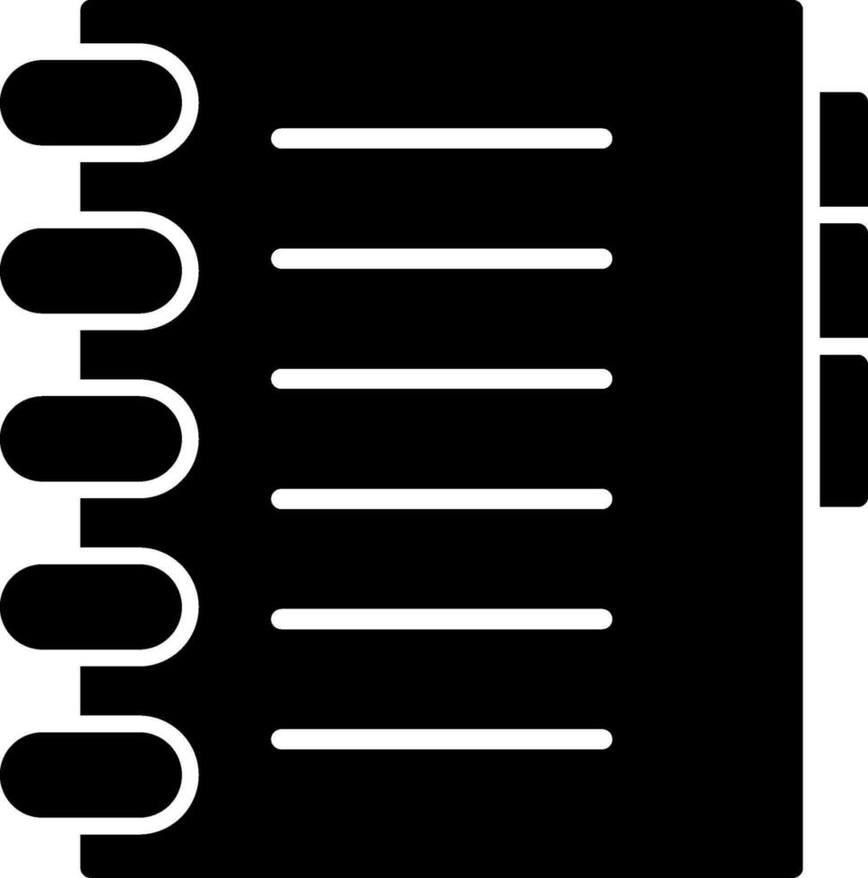 Notebook Vector Icon