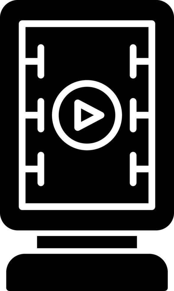 icono de vector de vídeo