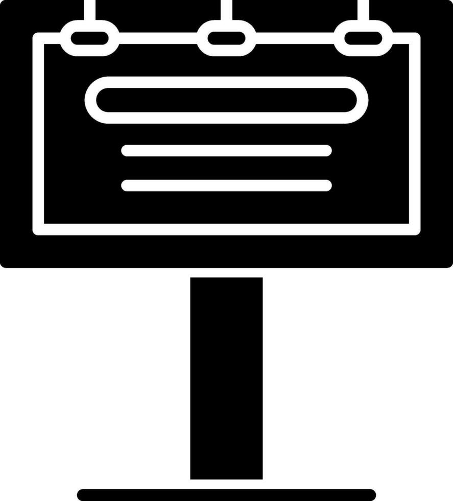 Billboard Vector Icon
