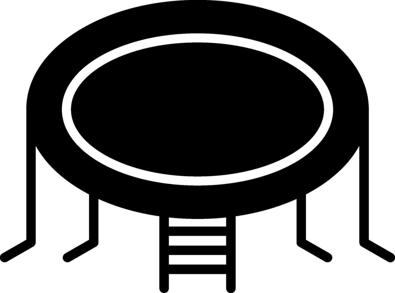 icono de vector de trampolín