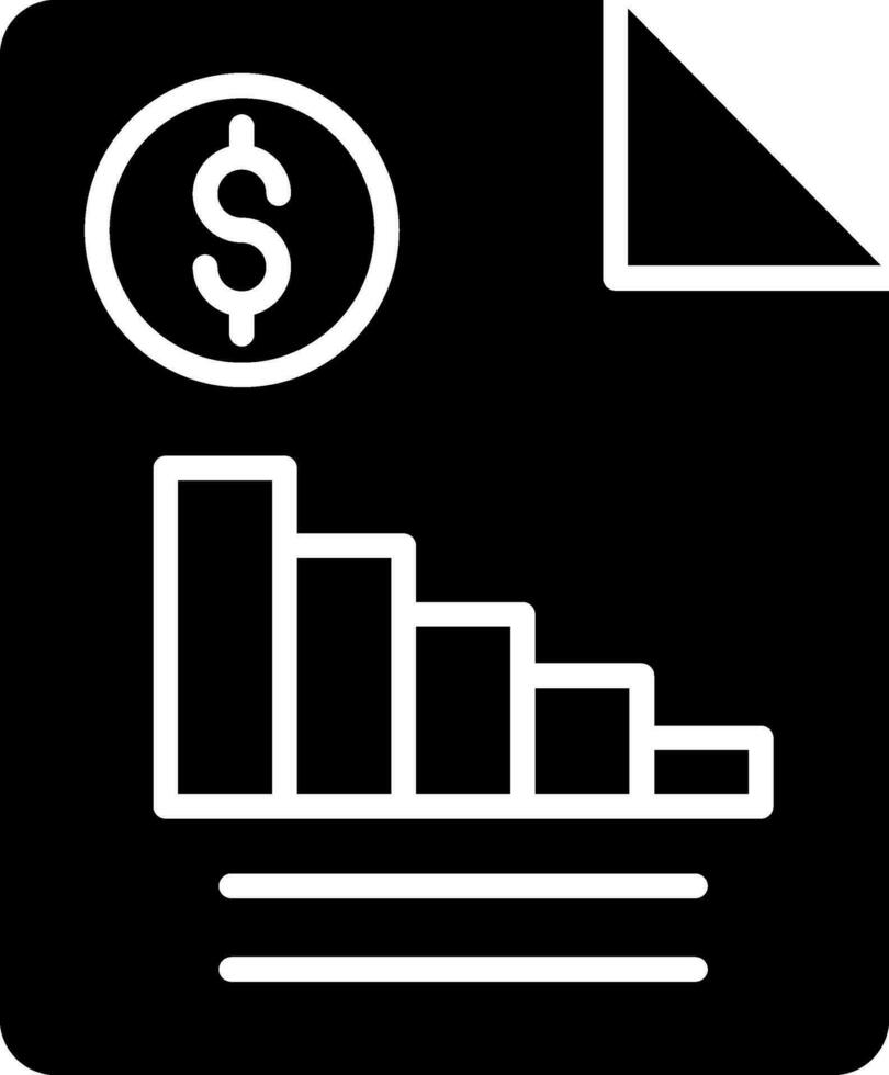 Financial Report Vector Icon