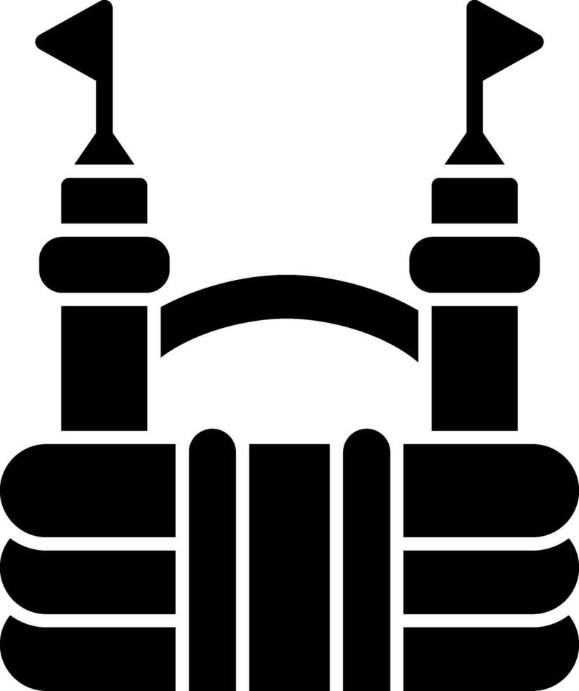 Bouncy Castle Vector Icon