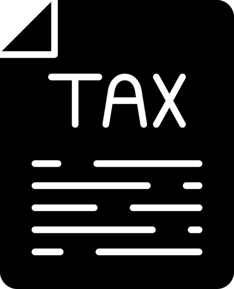 icono de vector de impuestos