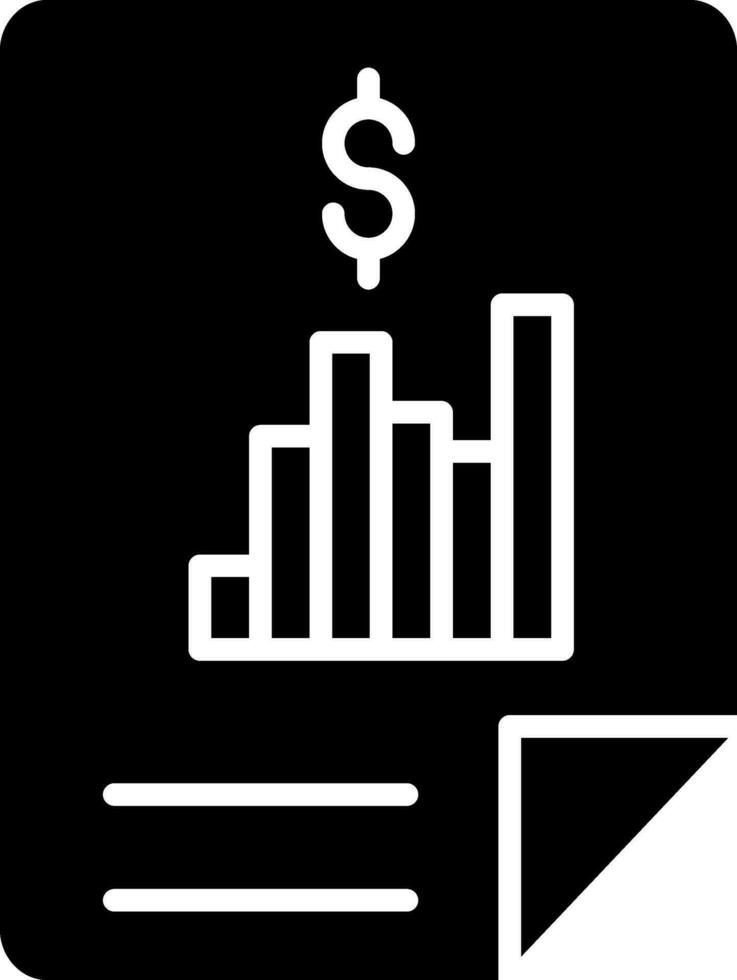 Financial Report Vector Icon