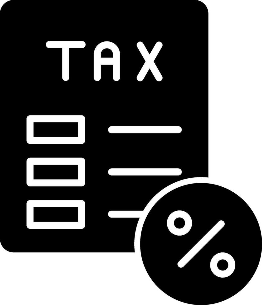 Tax Vector Icon
