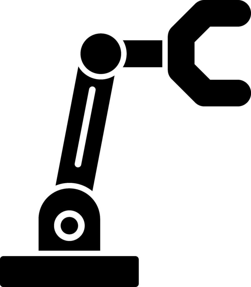 Robotic Arm Vector Icon