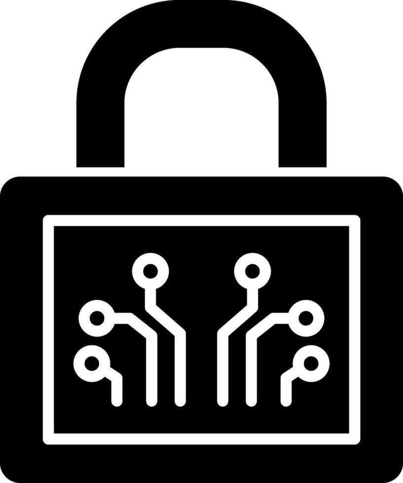 icono de vector de bloqueo