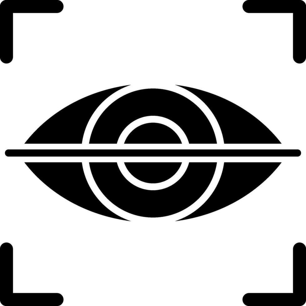 Eye Scan Vector Icon