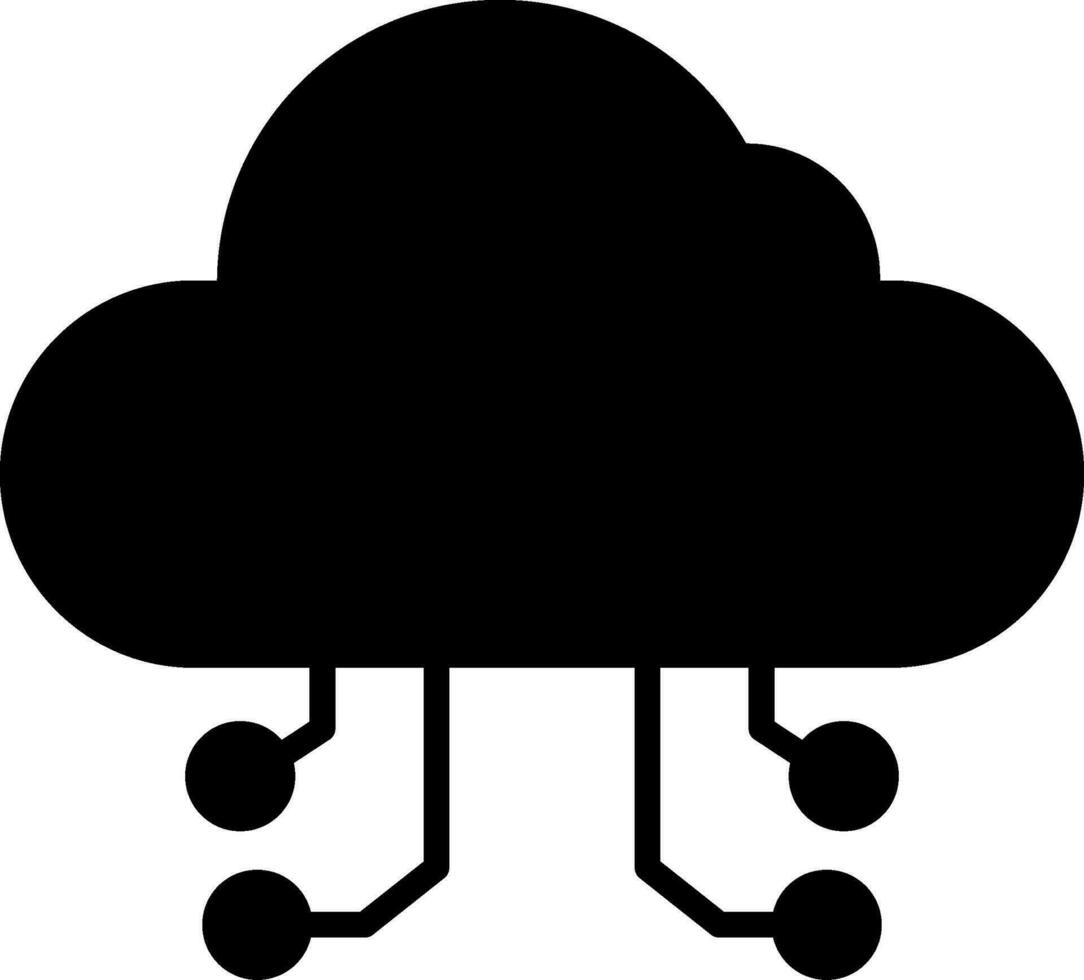 Cloud Computing Vector Icon