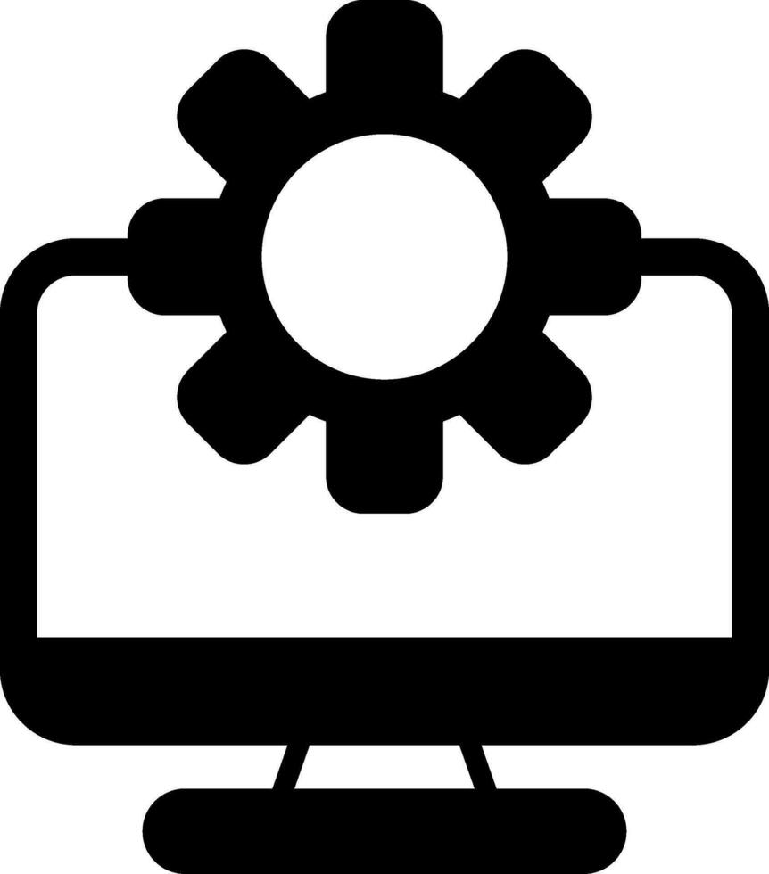 Computer Vector Icon