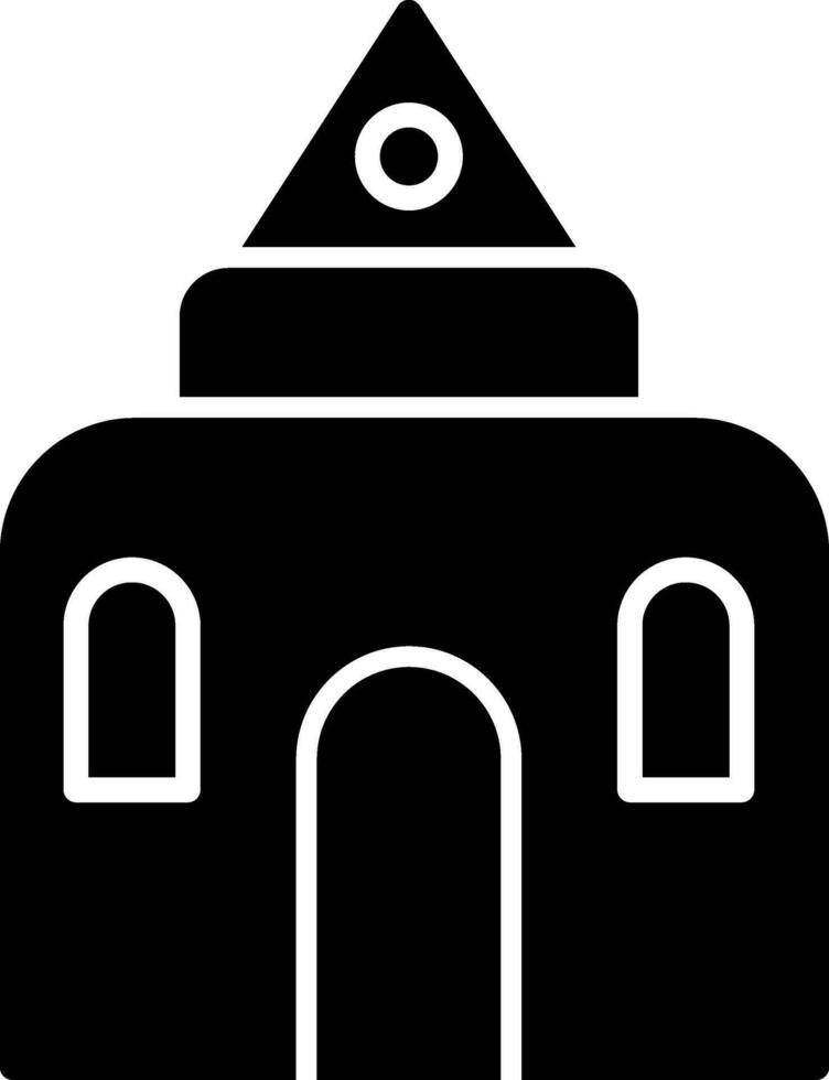 icono de vector de castillo de arena