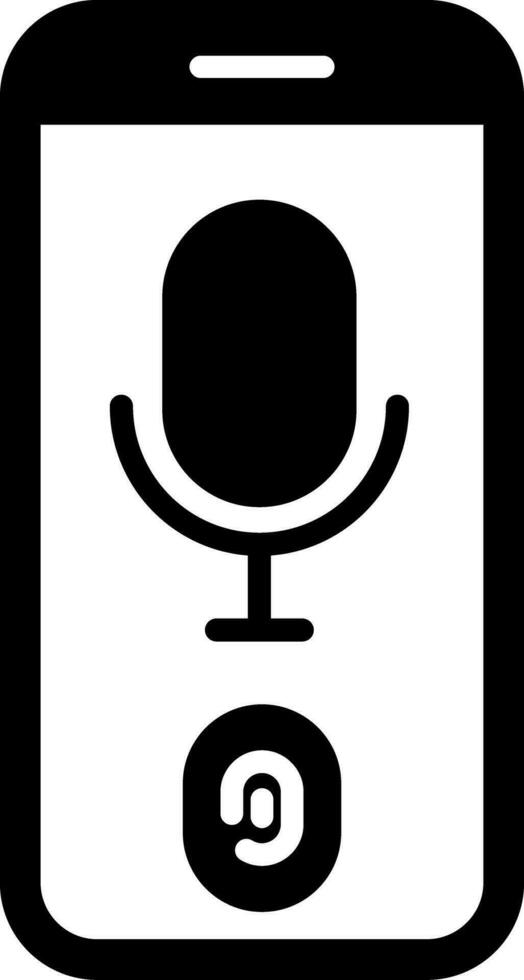 Voice Recognition Vector Icon