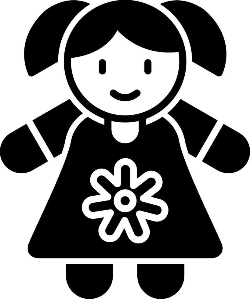 muñeca vector icono